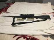 22-250 Savage Rifle. Left handed.
Never used. Includes ...