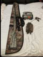 22/250 rifle and scope coyote hunting package