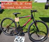 26" tire bicycles ready to ride today.