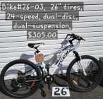 26" tires, 18-speed, unisex street bike - Photo 25 of 27