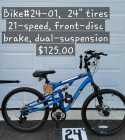26" tires, 18-speed, unisex street bike - Photo 26 of 27
