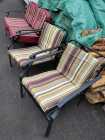 3 deck chairs and cushions - Photo 1 of 2