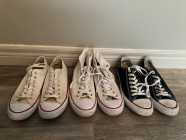 For Sale: 3 Pairs of Converse Chucks Sneakers