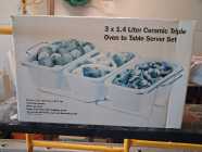 3 Piece Heated Ceramic Set