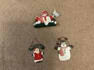 3 Xmas decorations in excellent condition. Hangable ...