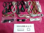 30 USB Device Cables (No USB-C)