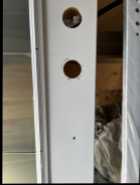 36&rdquo; Ext. Slab door with full frosted glass with PR - Photo 1 of 3