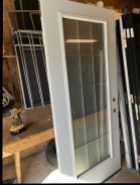 36&rdquo; Ext. Slab door with full frosted glass with PR - Photo 2 of 3