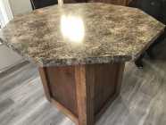 36 inch high rise table.