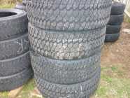 4 16IN. G.Y. NORDIC STUDDED TIRES ON 5 HOLE RIMS 
