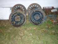 4 16IN SUBARU STEEL RIMS 5X100 BORE DIAMETER56.1MM