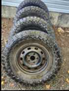 4 Dodge Ram rims and tires 