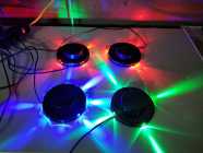 4 LED Rotating Color Changing Lights