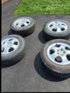 4 Mercedes tires on rims for sale