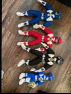 4 Stuffed Power Ranger Toys