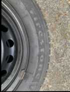 For Sale - 4 Unstudded Winter Tires and Steel Rims - Photo 1 of 5