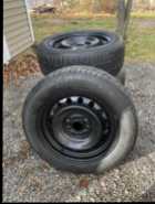 For Sale - 4 Unstudded Winter Tires and Steel Rims - Photo 3 of 5
