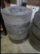 4 Winter tires   - Studded Firestone with rims