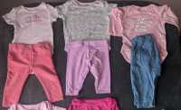 6 BabyGirl summer Outfits-Bodysuits shirts & pants - Photo 1 of 6
