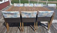 7 Piece Wooden Patio Set