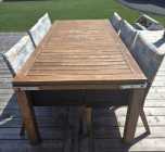 7 Piece Wooden Patio Set - Photo 2 of 8