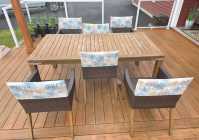 7 Piece Wooden Patio Set - Photo 7 of 8