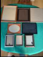 8 assorted picture frames - $20!