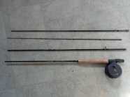 9ft ,4 joint fly rod with reel - Photo 1 of 2