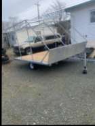 8' x 10' skidoo trailer, just needs tarp, call for ...