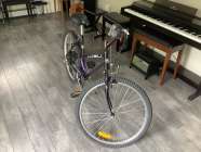 6 speed mountain bike with 26" tires, used only once