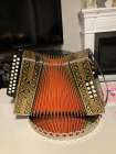 double row button accordion. The accordion is a.German ...