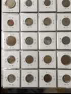 Album of over 200 world coins