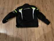 Alpha summer motorcycle jacket with  body armour.