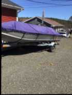 Aluminium boat ,Trailer and outboard motor.