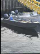 Aluminum double bottom boat - Photo 4 of 9