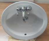 Amer Std Oval Sink and Delta Chrome Faucet LikeNew