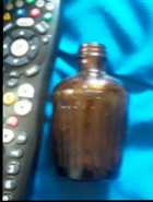 Antique amber poison bottle, Not To Be Taken bottl