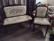 Vintage Love Seat & Chair Set