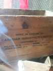 Antique dovetail wooden crate