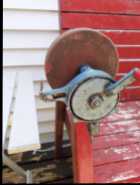 antique grinding wheel . - Photo 1 of 7