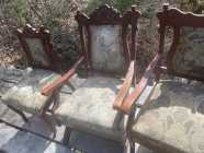 Antique love seat ,rocking chair,chair