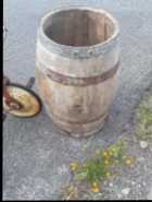 ANTIQUE WHISKEY GUN POWDER WOODEN WATER KEG