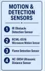  ARDUINO/ESP32 MOTION + DETECTION SENSORS 