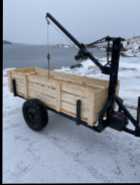 ATV Logging Trailer with Wireless Winch