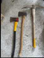 Axes and Pick Axe 
