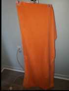 Bath towel orange 46 x 23 $4.60