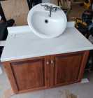 Bathroom Vanity 38" New Top LH Cap $200