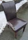 Beautiful brown faux leather chair