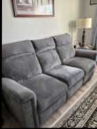 Beautiful Sofa with Recliner on both ends.