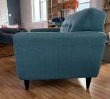 Beautiful teal love seat - Photo 3 of 6